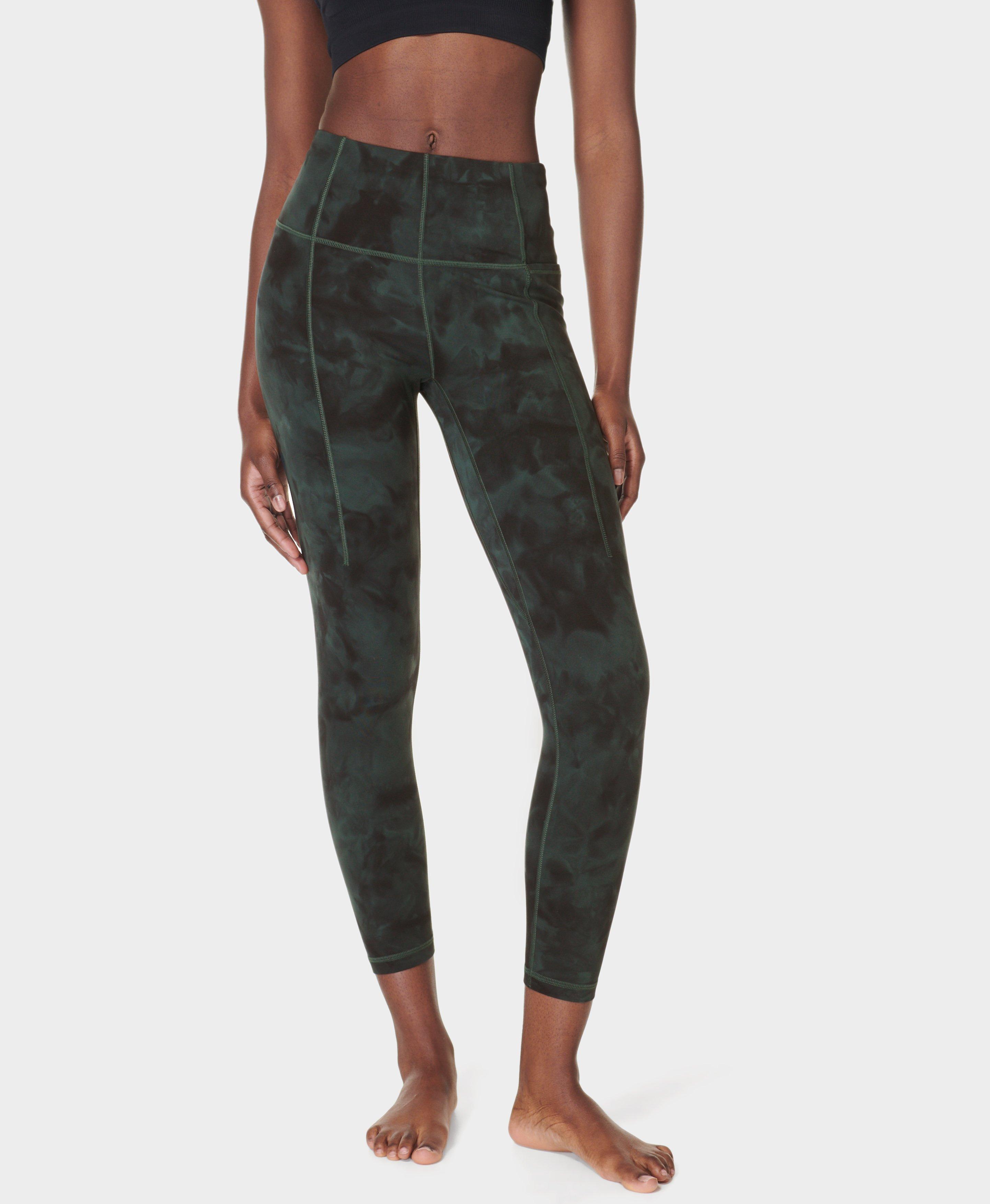 Super Soft 7/8 Yoga Leggings - Black - 7/8 Length