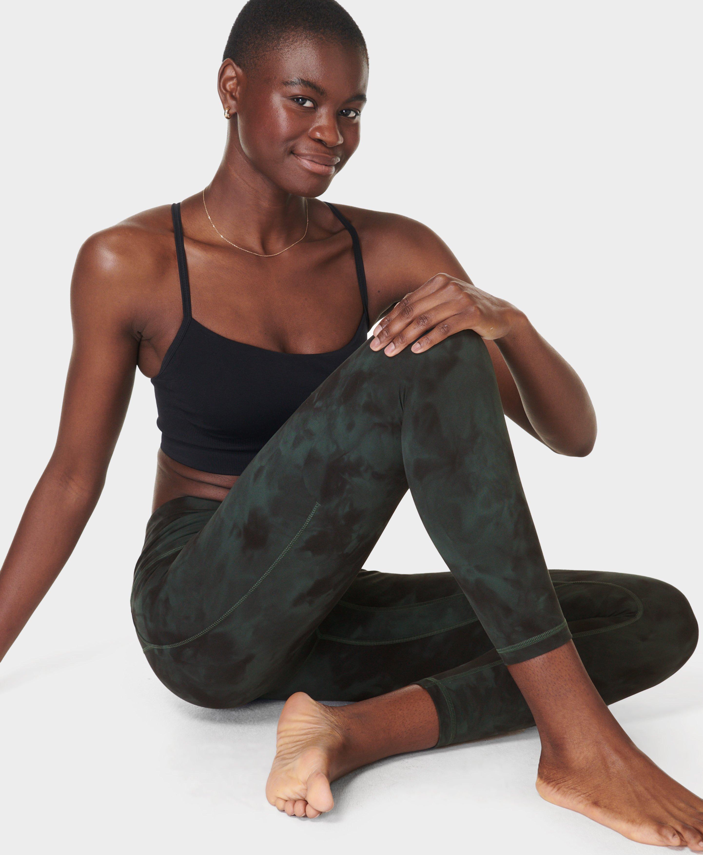 Super Soft 7/8 Yoga Leggings - Utility Brown - 7/8 Length