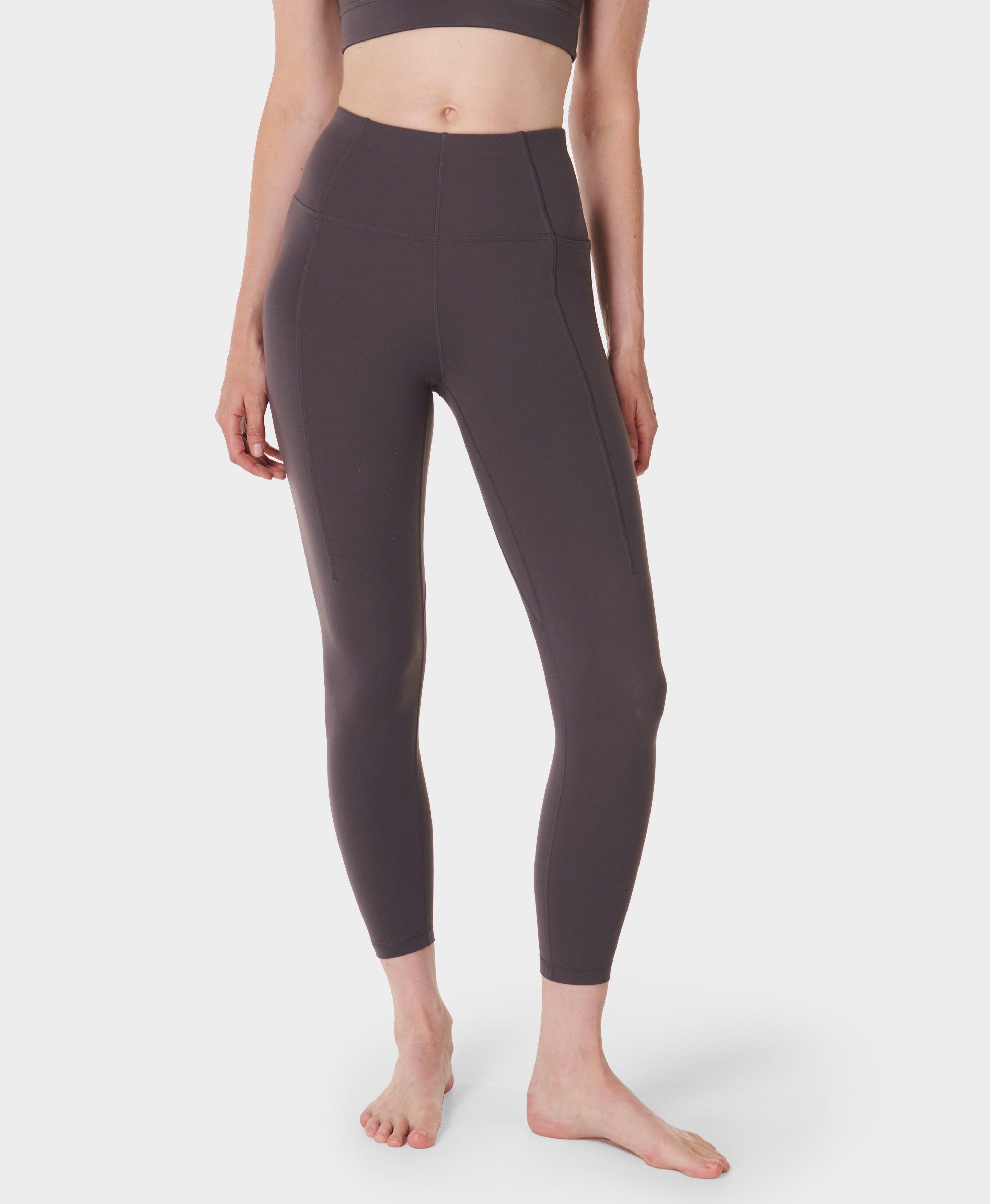 Super Soft 7/8 Yoga Leggings - Black - 7/8 Length