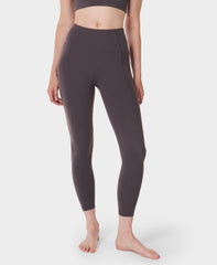 Super Soft 7/8 Yoga Leggings - Black - 7/8 Length
