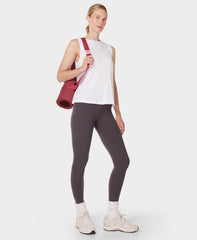 Super Soft Yoga Leggings - Duskberry Purple Spray Dye - Full Length
