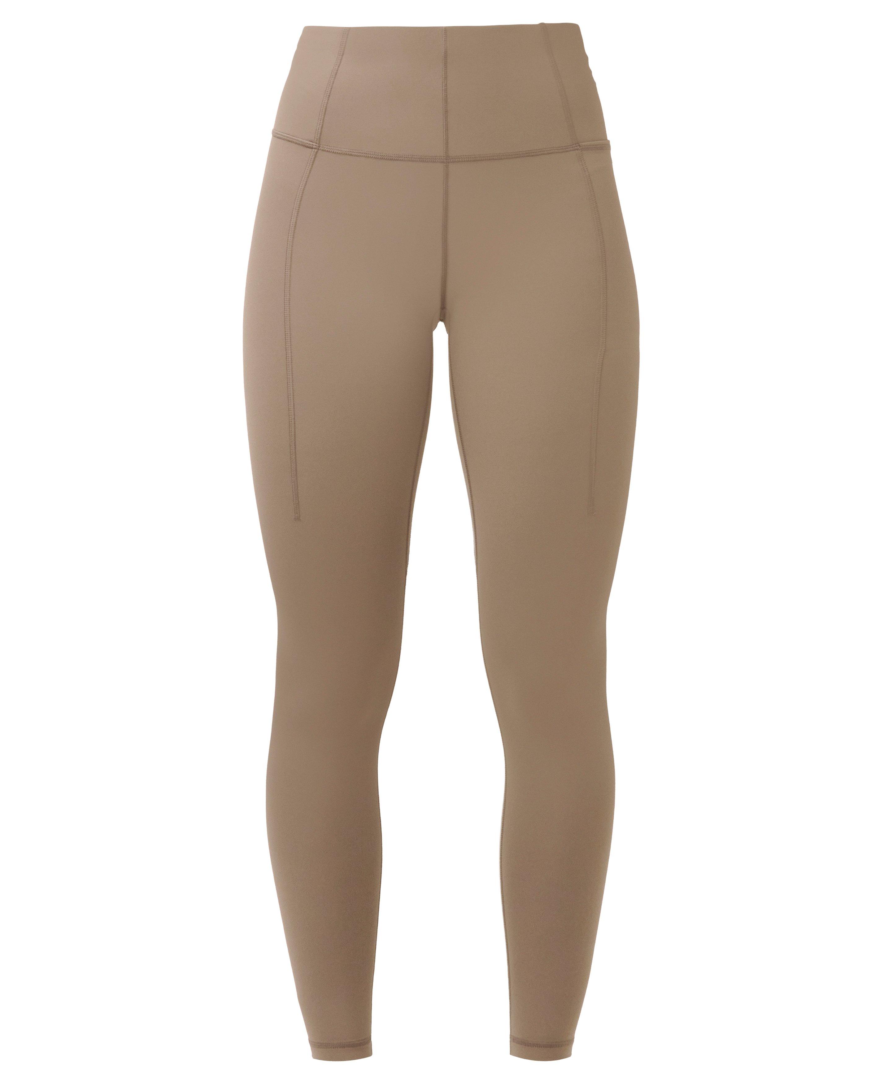 Super Soft 7/8 Yoga Leggings - Utility Brown - 7/8 Length