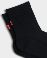 Crew Running Socks 2 Pack - Black A