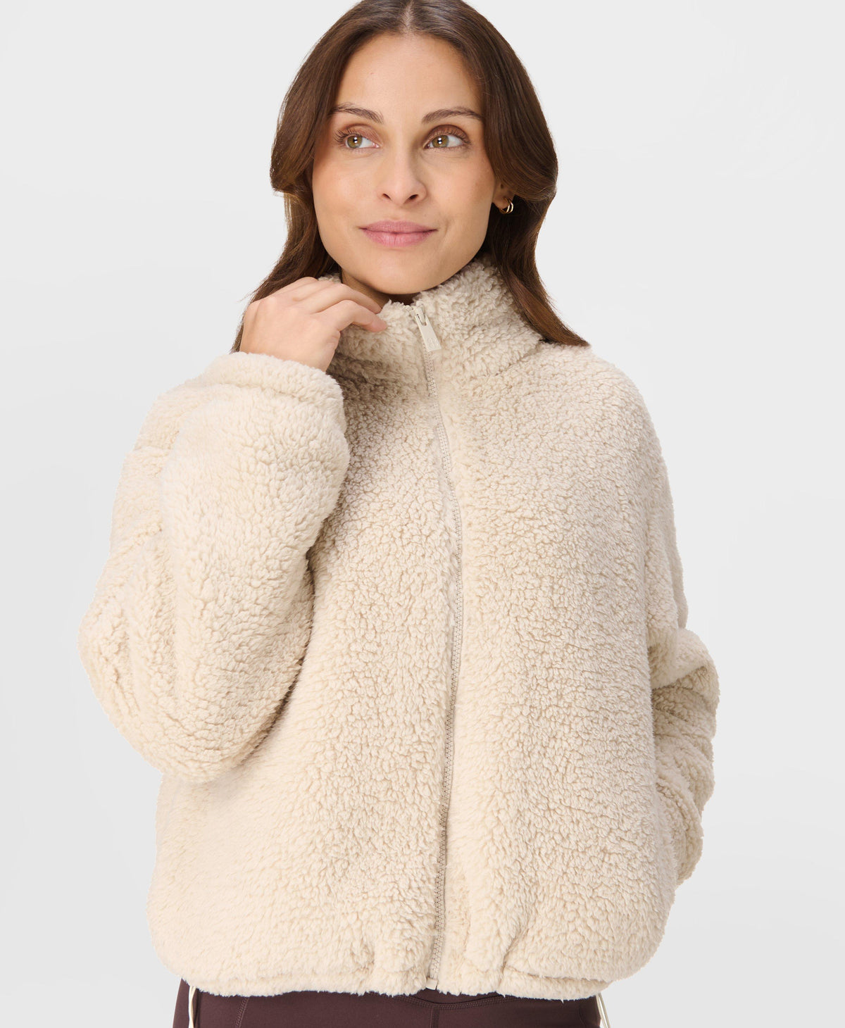 Canyon Fleece Zip-Up - Barley Beige