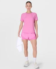 Tempo Run Shorts - Khaki Brown - 4" Inseam