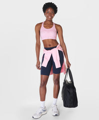 Power Medium Support Sports Bra  - Nerine Pink