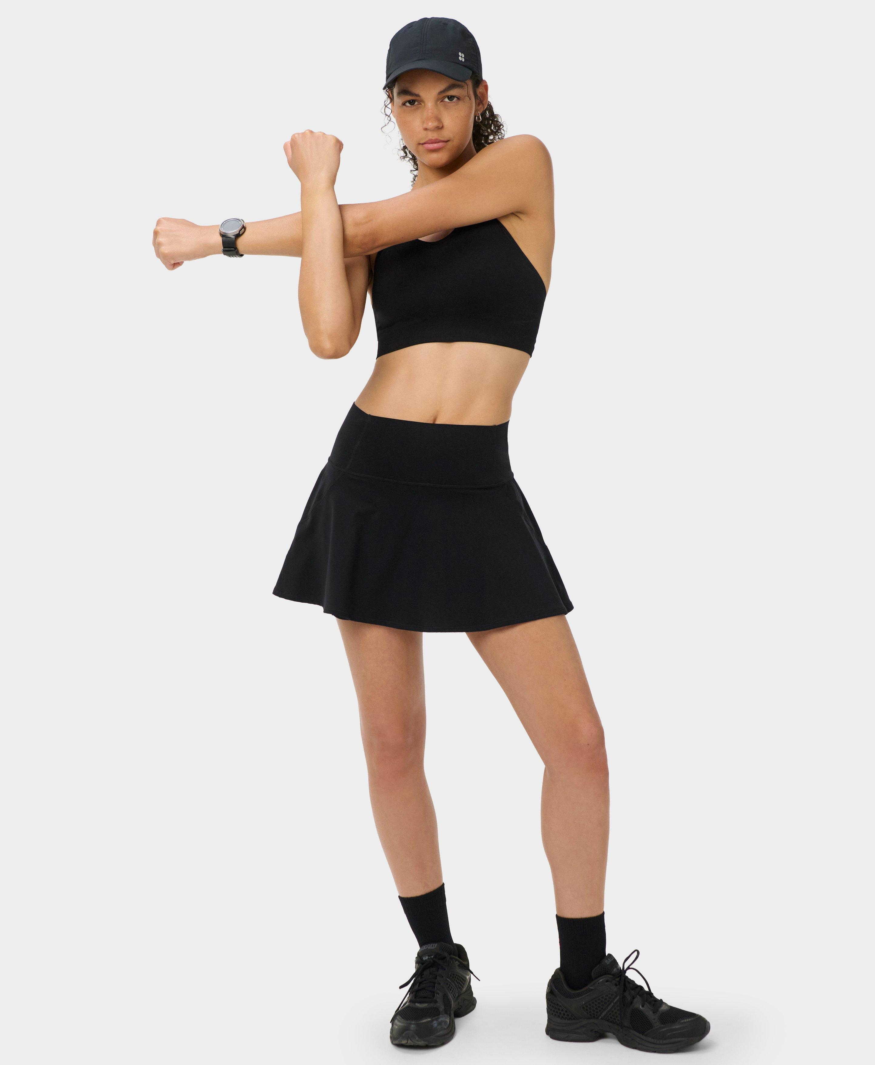 Power Skort - Black - 4" Inseam