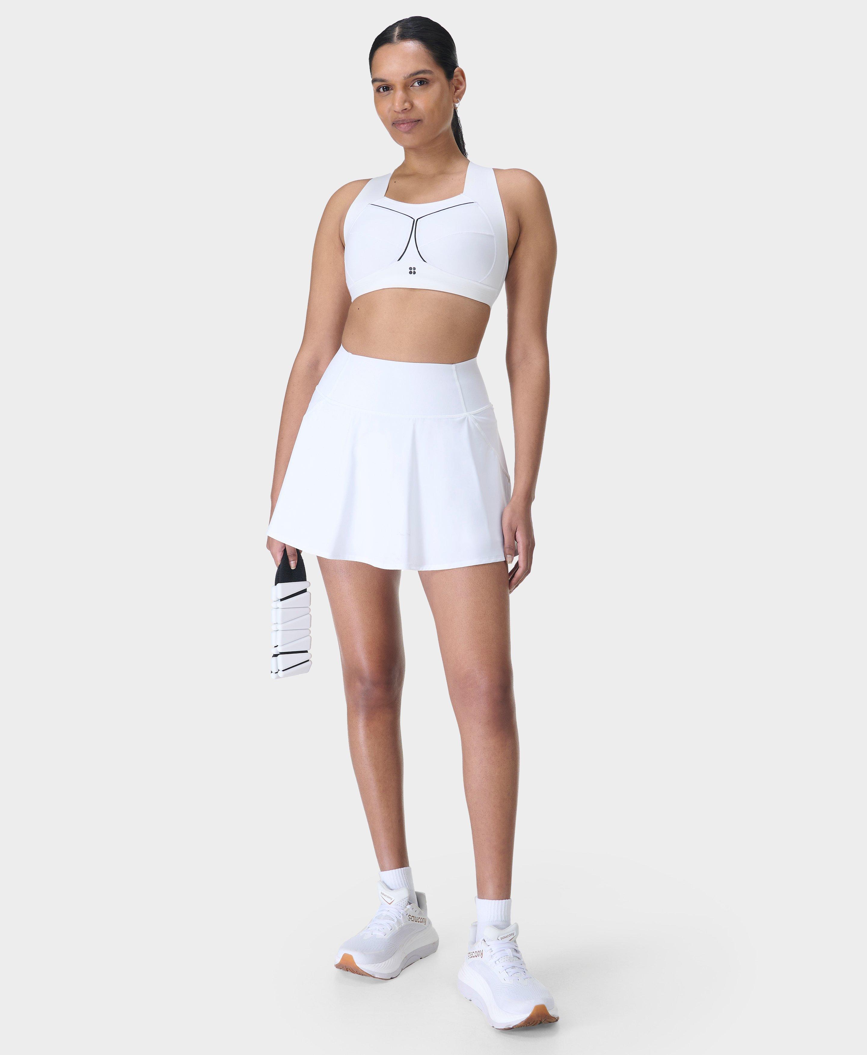 Power Skort - White - 4" Inseam