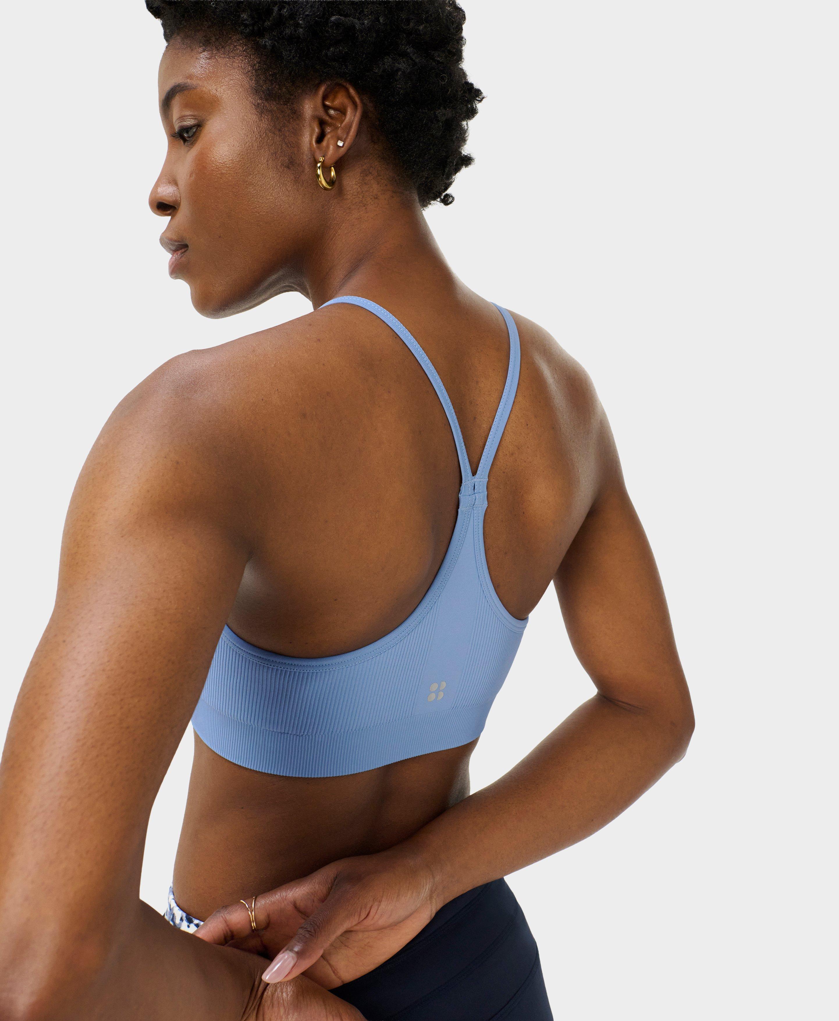 Spirit Restored Yoga Bra - Faded Blue