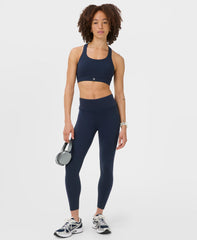 Leak Protect Power 7/8 Leggings - Navy Blue - 7/8 Length