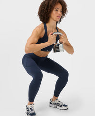 Leak Protect Power 7/8 Leggings - Navy Blue - 7/8 Length