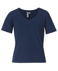 Essential V-Neck Tee - Navy Blue