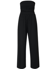 Modal Wide Leg Jumpsuit - Black