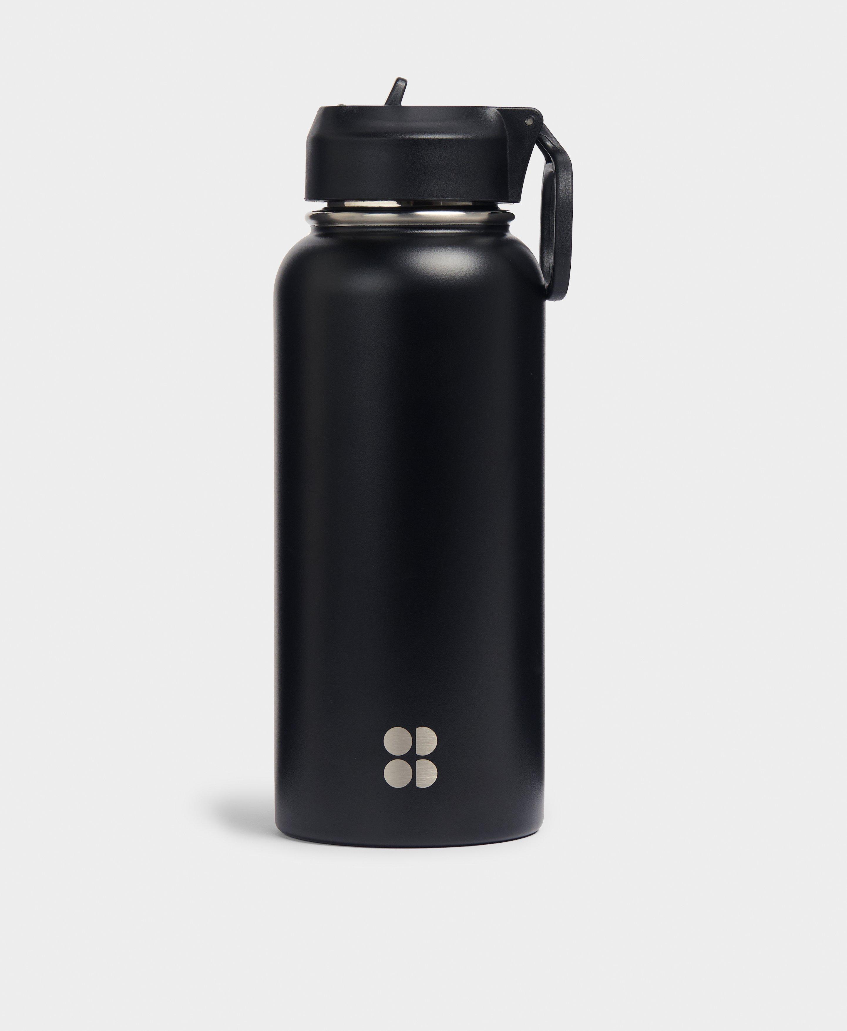 Keep It Chill Straw Water Bottle 950ml - Black