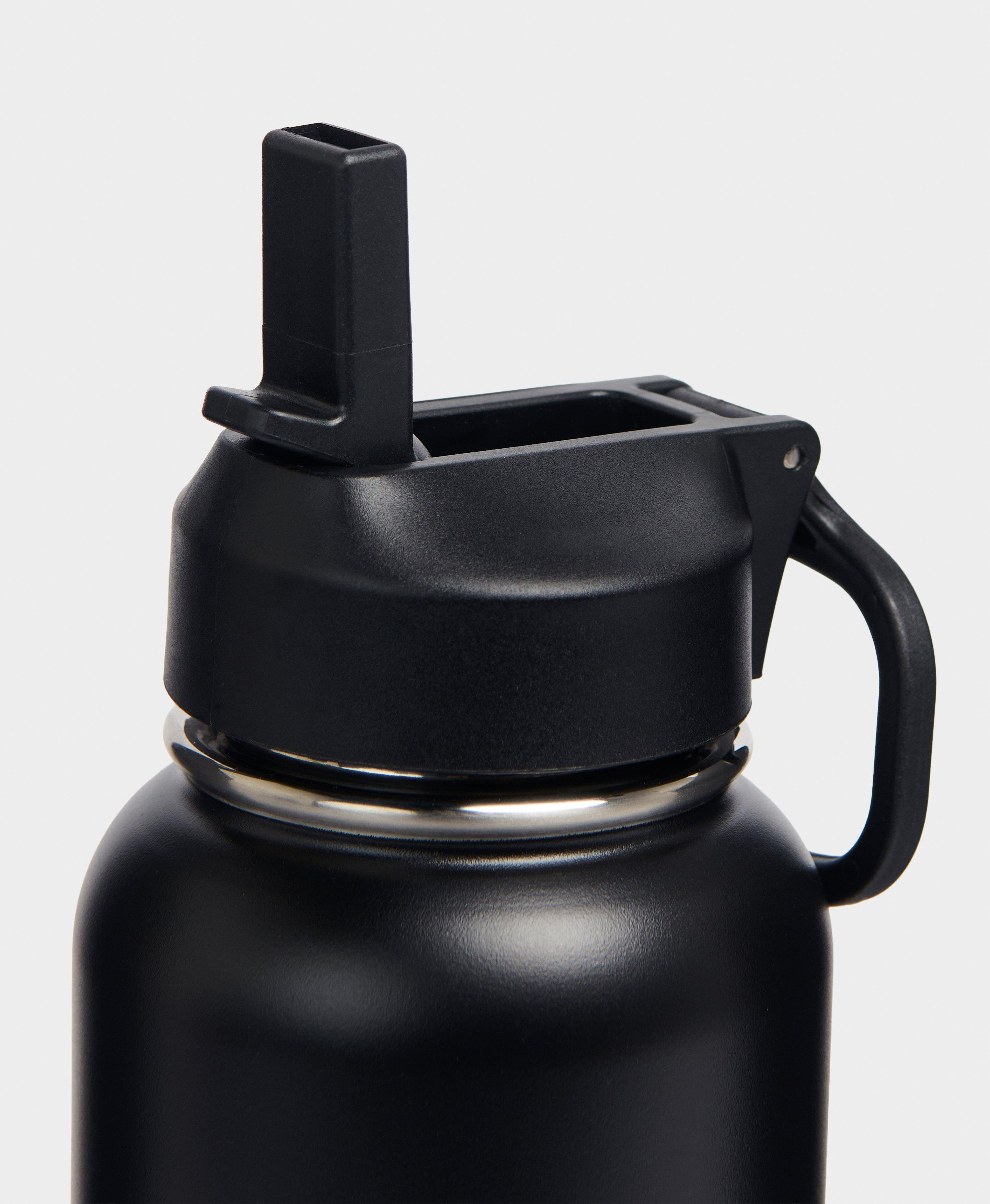 Keep It Chill Straw Water Bottle 950ml - Black