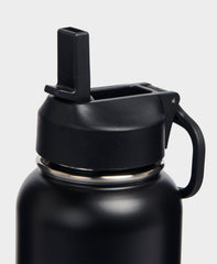 Keep It Chill Straw Water Bottle 950ml - Black