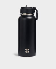 Keep It Chill Straw Water Bottle 950ml - Black