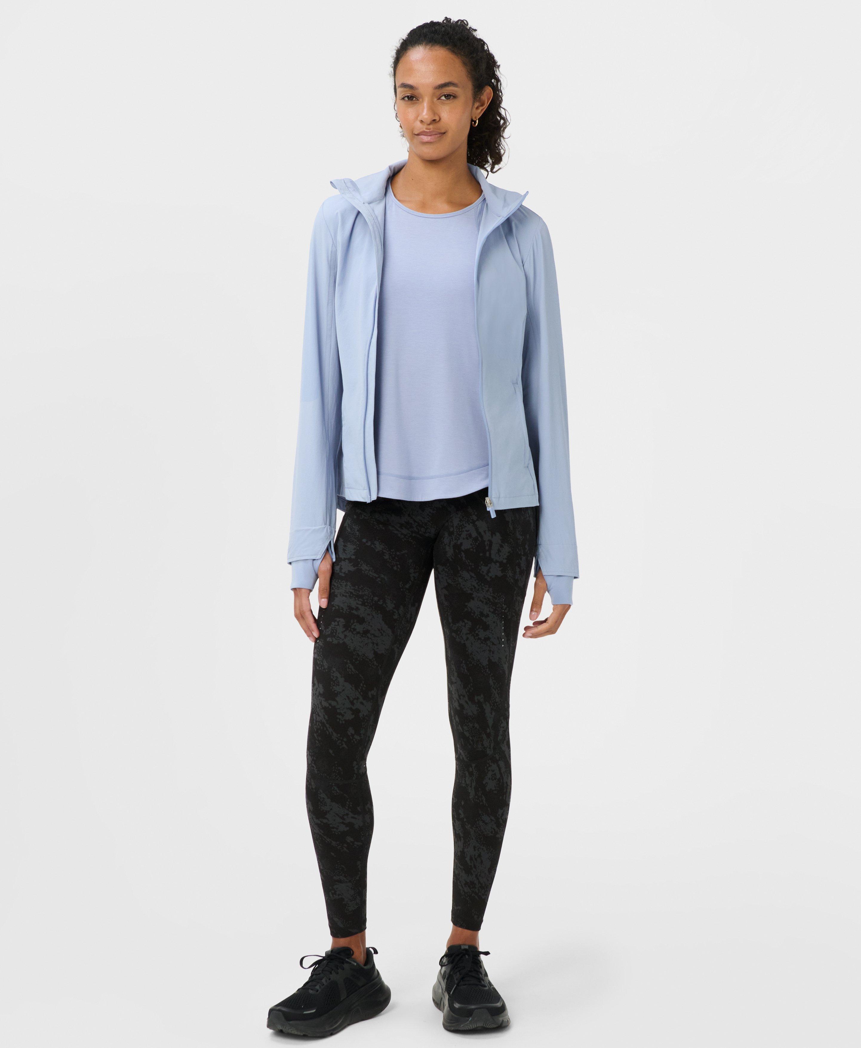 Breathe Easy Mesh Run Tank - Laguna Blue