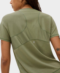 Breathe Easy Mesh Tee - Bracken Green