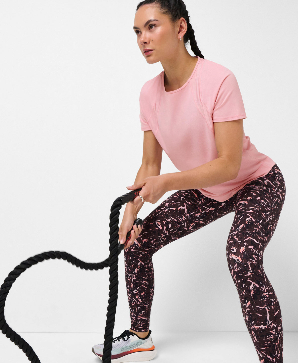 Breathe Easy Mesh Tee - Deco Pink