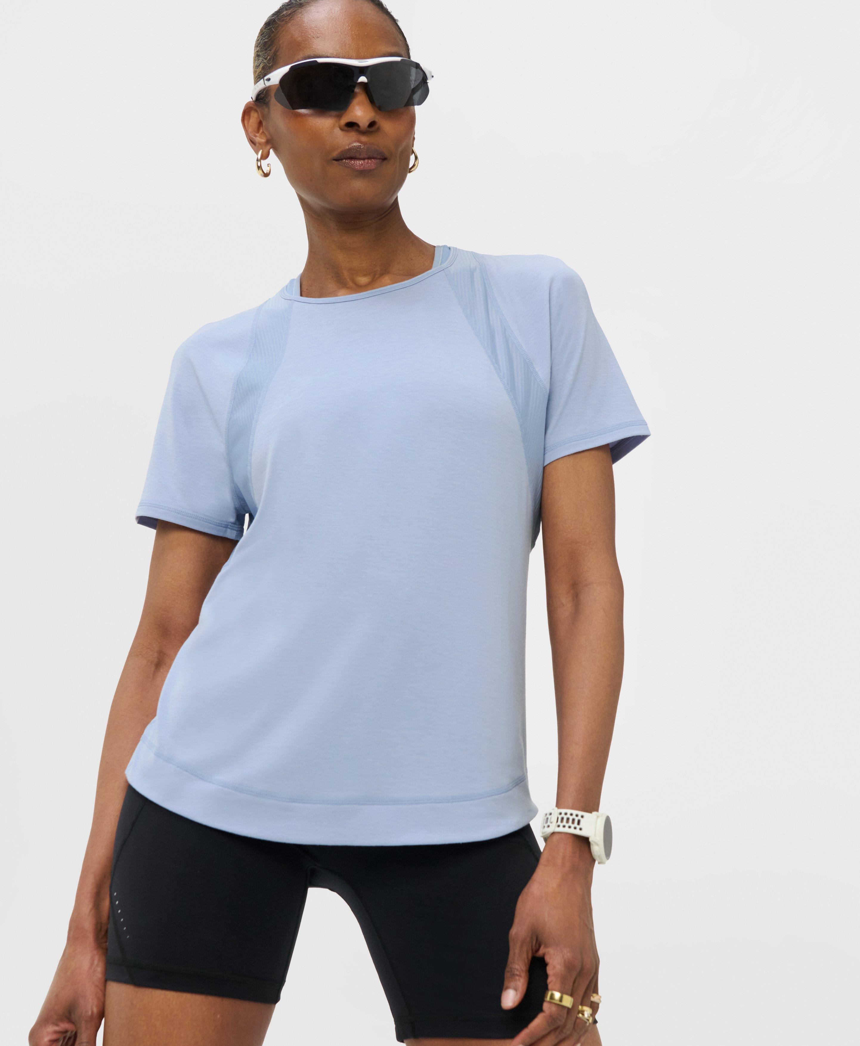 Breathe Easy Mesh Tee - Laguna Blue