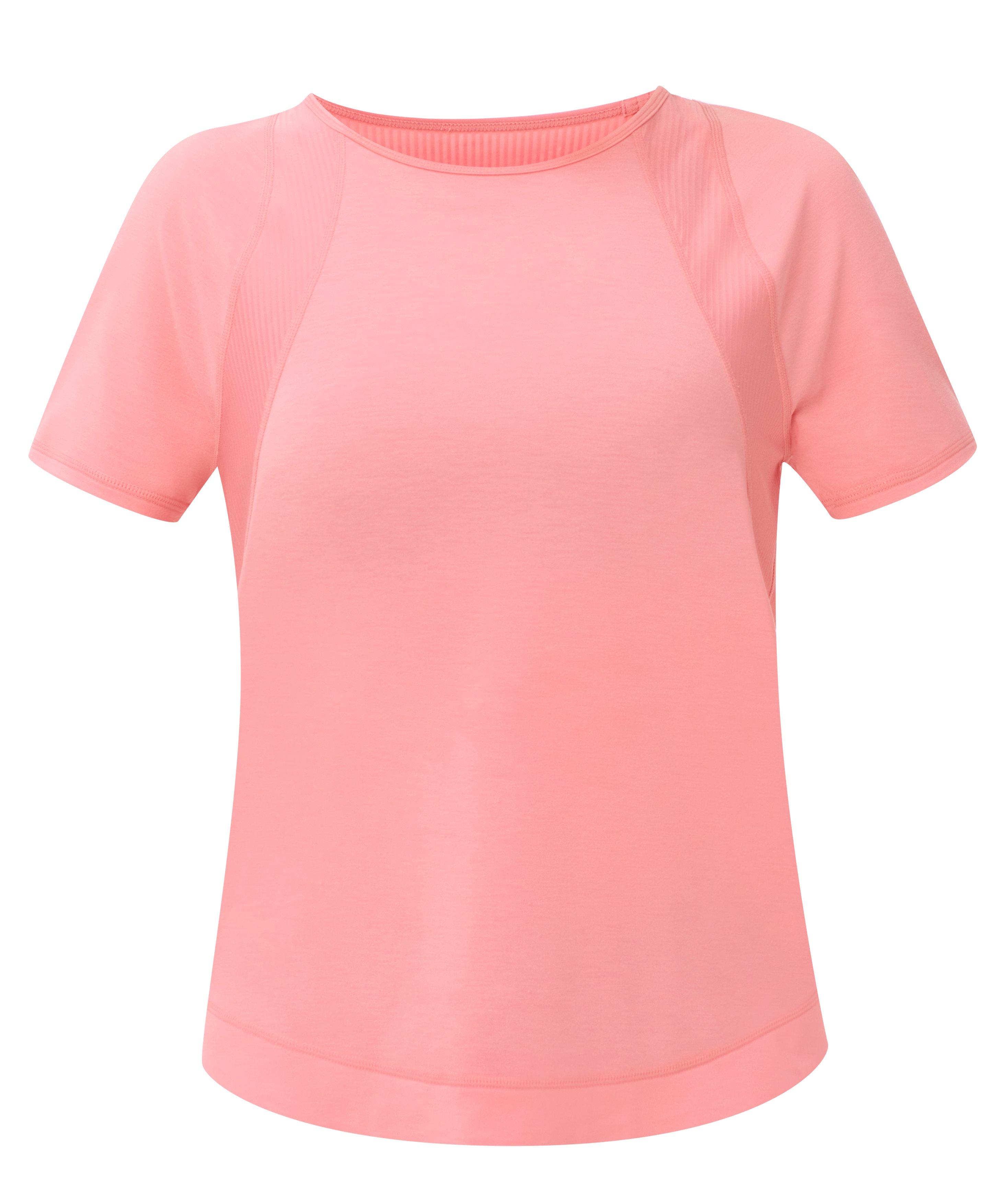 Breathe Easy Mesh Tee - Melrose Pink