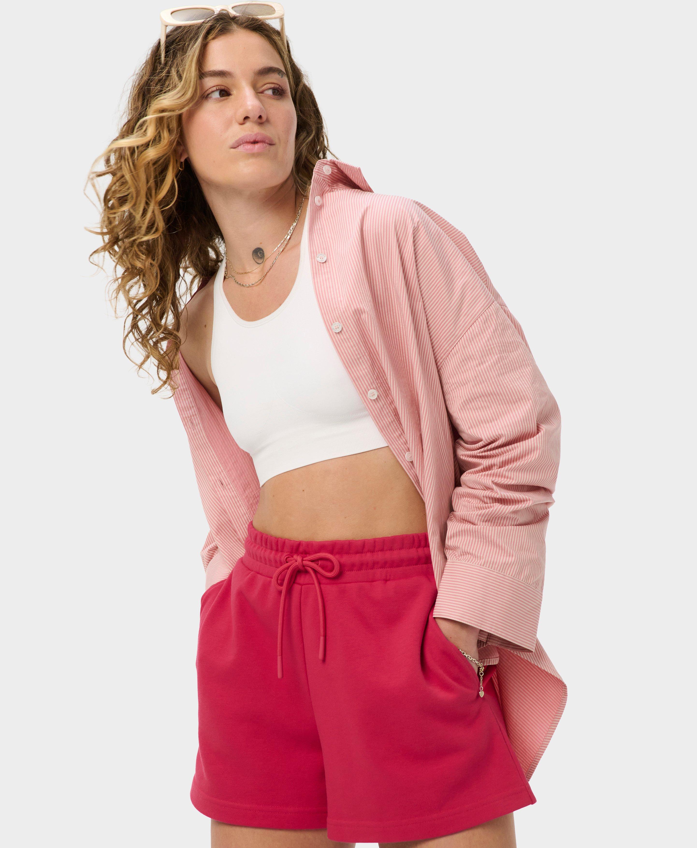 Revive Boxy Shorts - Crimson Red - 3.5" Inseam
