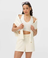 Revive Boxy Shorts - Dove White - 3.5" Inseam