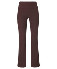 Glow Flex Rib Flare Pants - Sable Brown