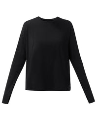 Soft Flow Studio Long Sleeve Tee - Black