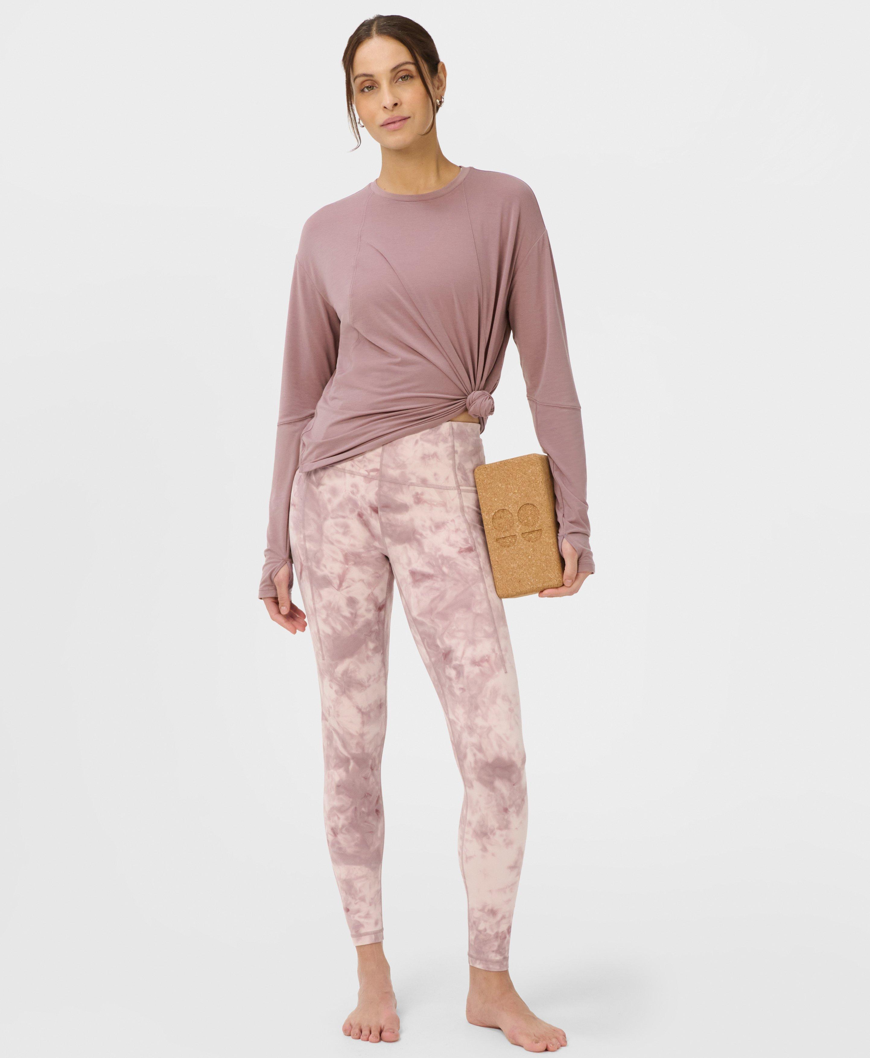 Soft Flow Studio Long Sleeve Tee - Duskberry Purple